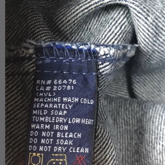 Tommy Hilfiger VTG 90s Big Flag Logo Denim Jacket - Picture 4 of 4